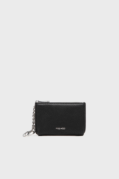 Pixie Mood Joan Pouch in Black Pebbled