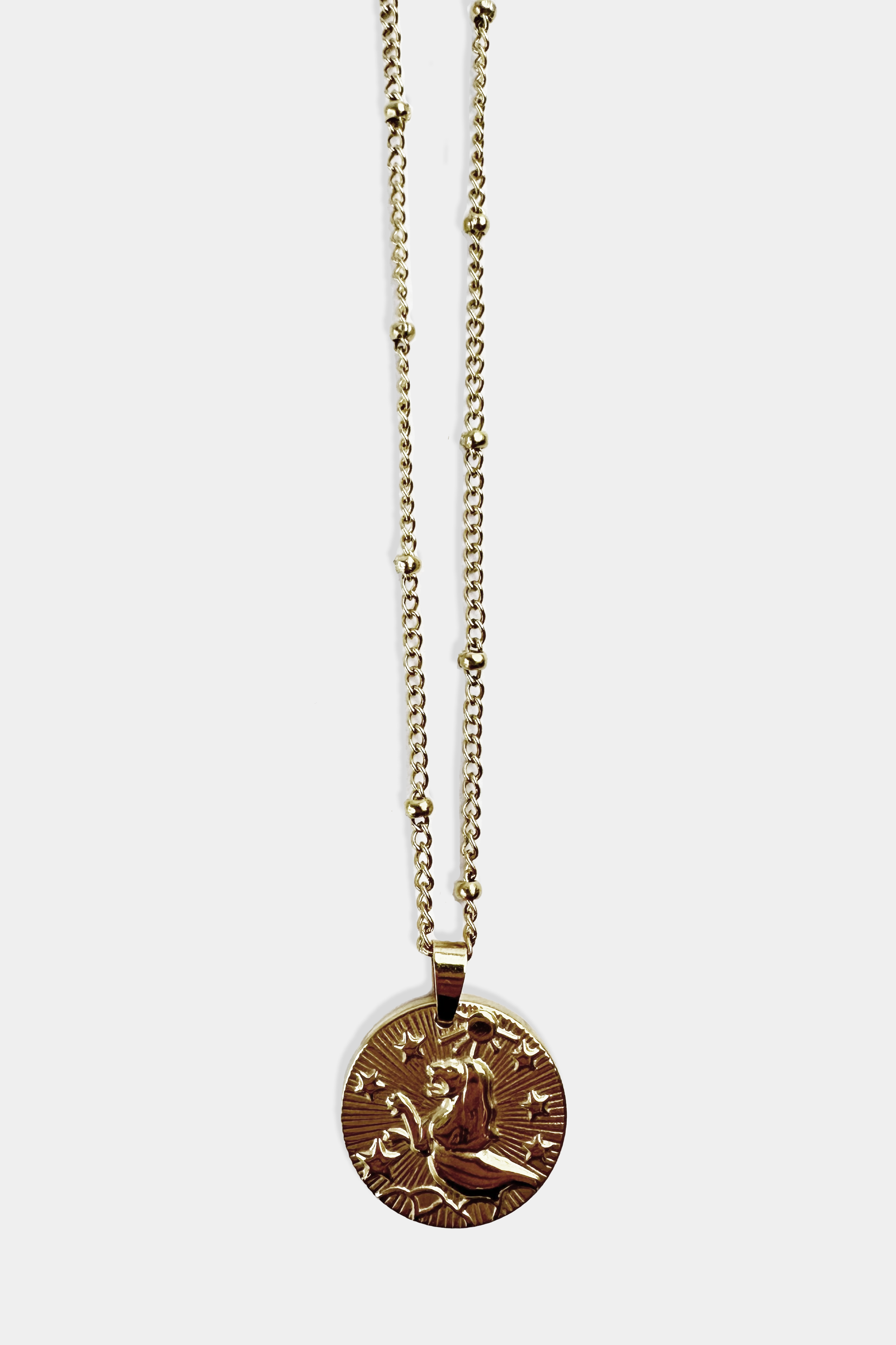 Retro Zodiac Charm Necklace