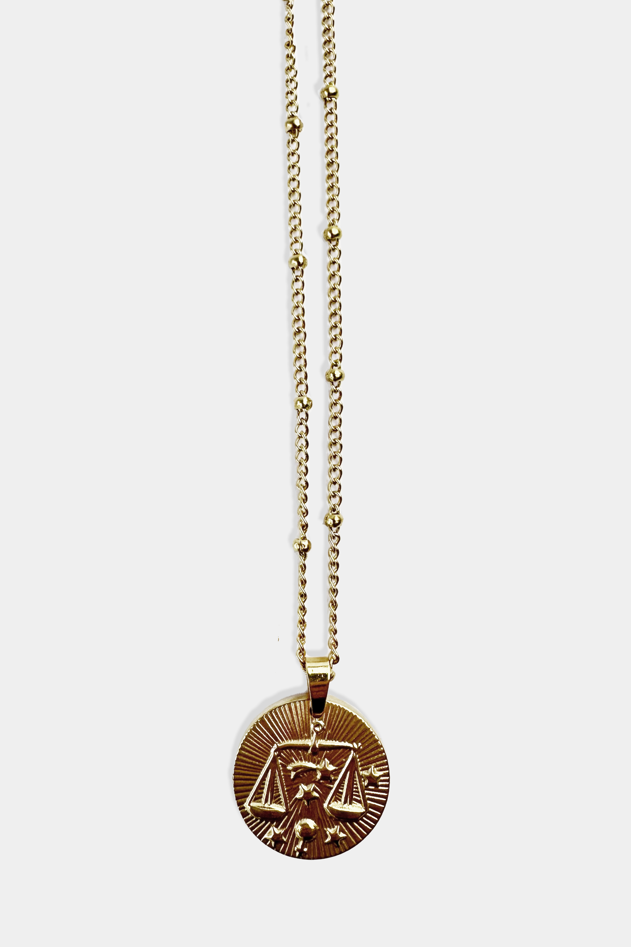 Retro Zodiac Charm Necklace