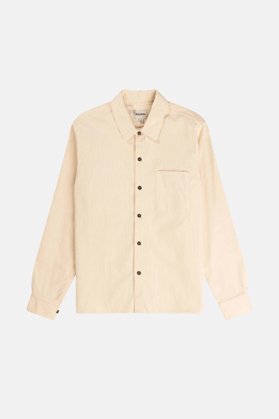 Men's Rhythm Corduroy LS Shirt in Natural