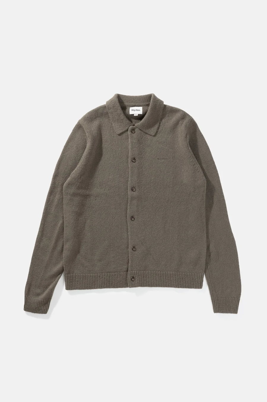 Men's Rhythm Mohair Button-Up Knit