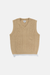 Men's Rhythm Mohair Knit Vest in Sand