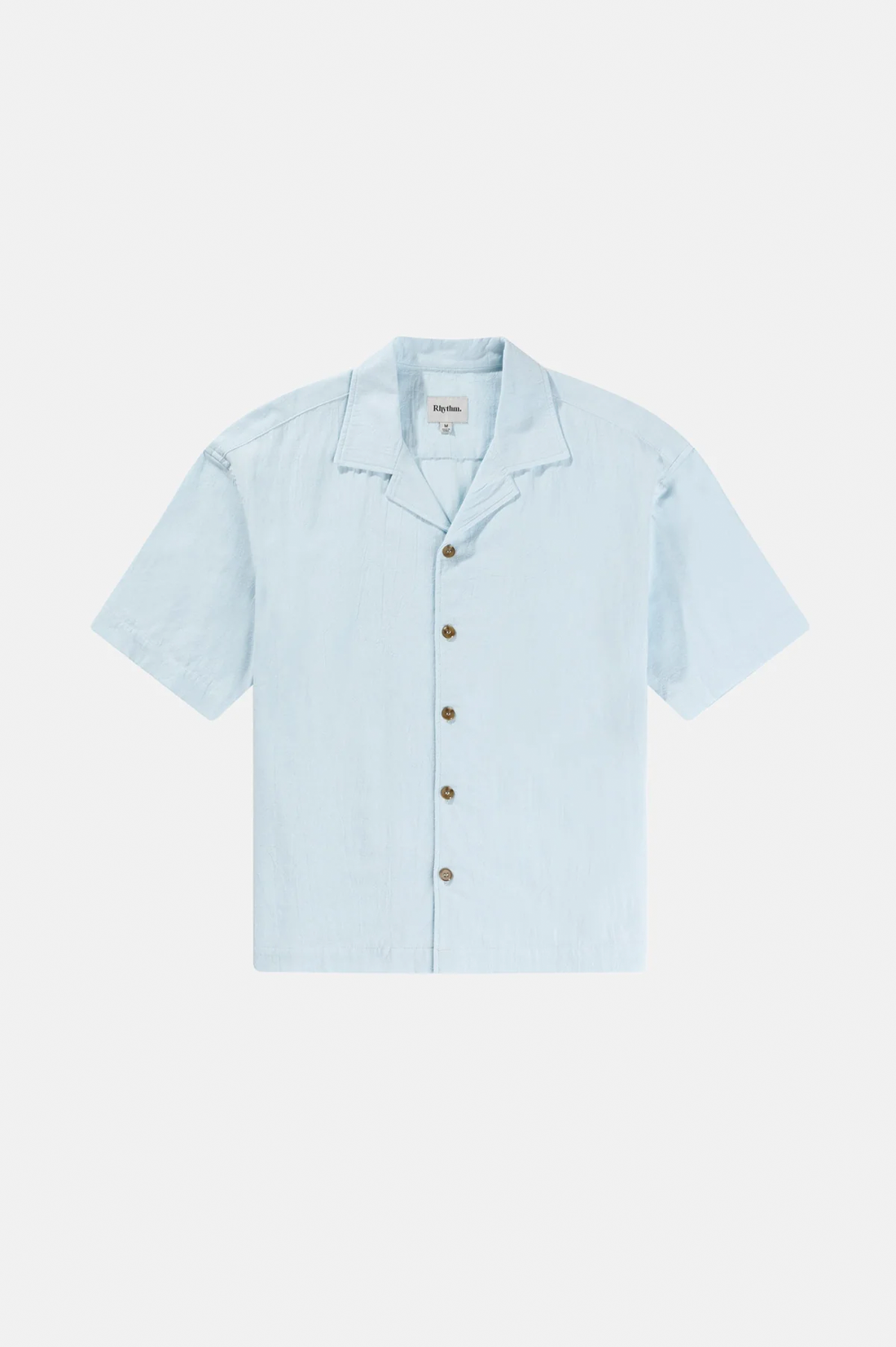 Relaxed Texture SS Shirt in Blue