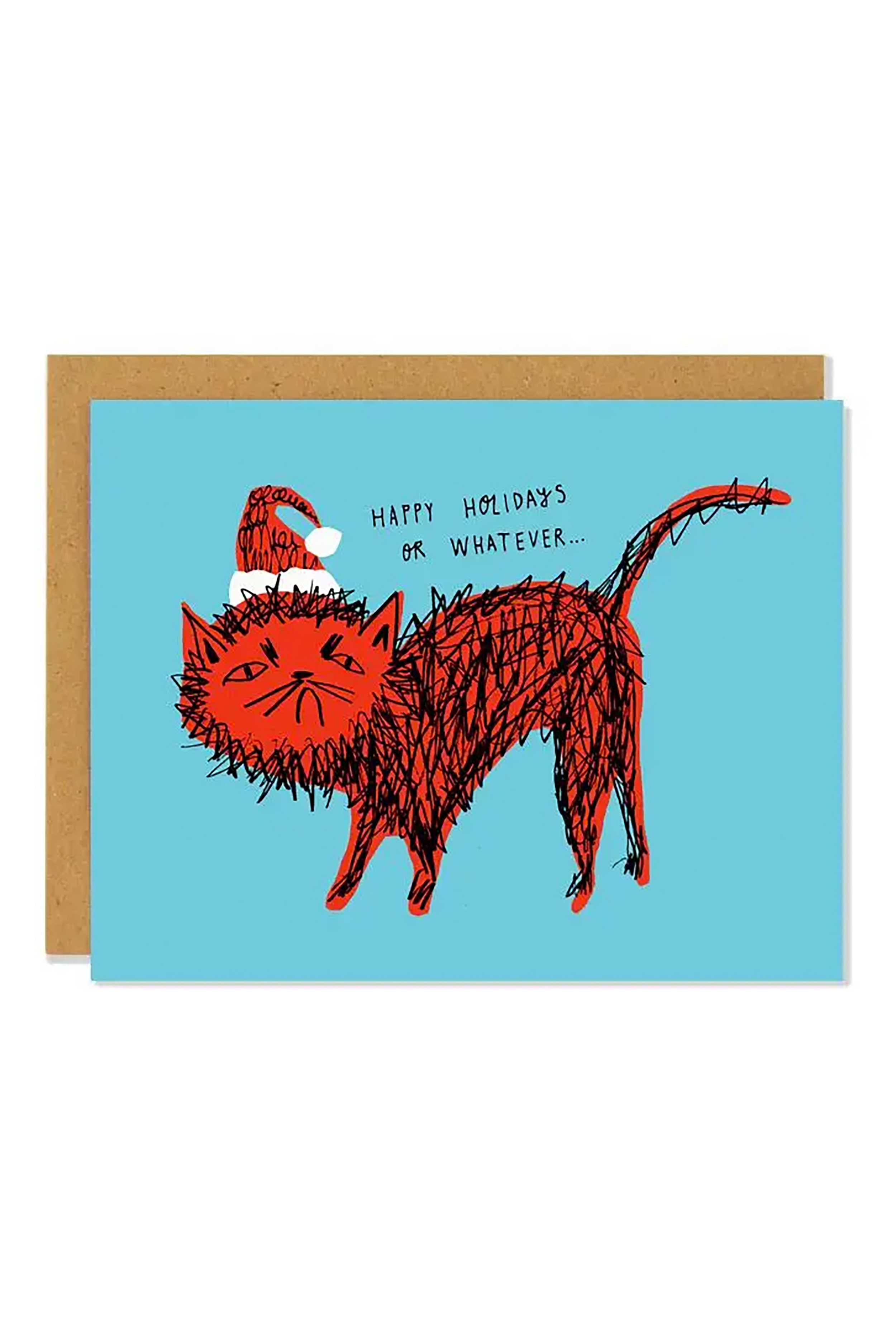 Snitty Kitty Christmas Card