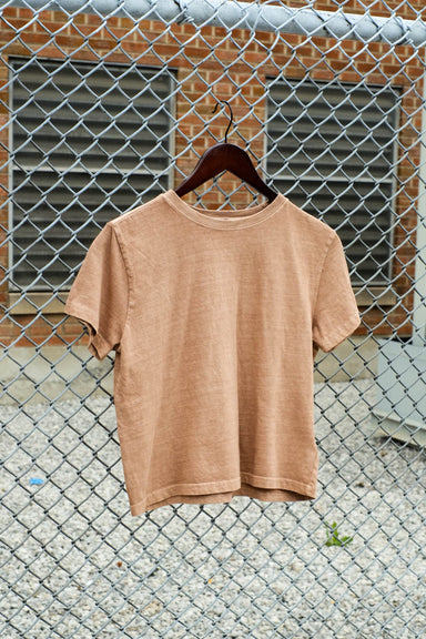 Women's Classic Crop Tee in Coca Mocha