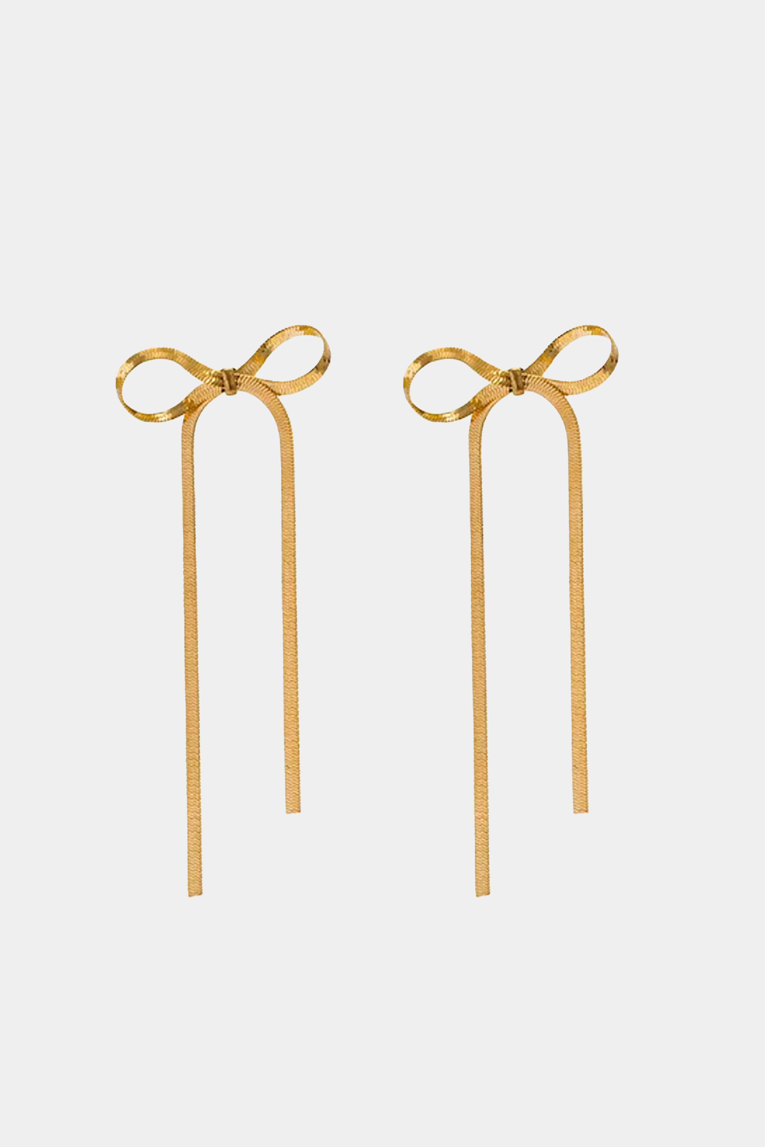 Bow Earring XL in Gold