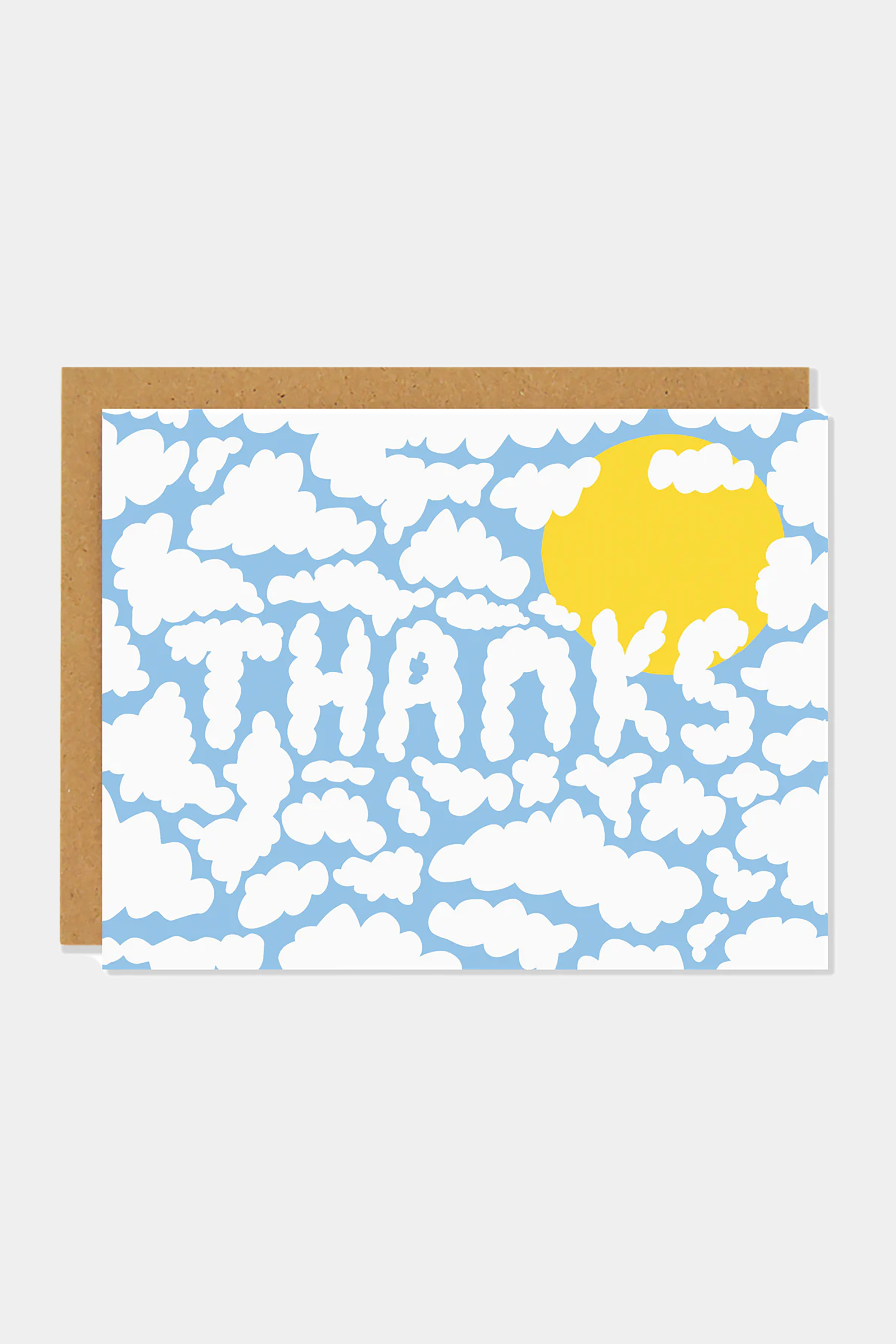 Cloudy Sky Thanks Card