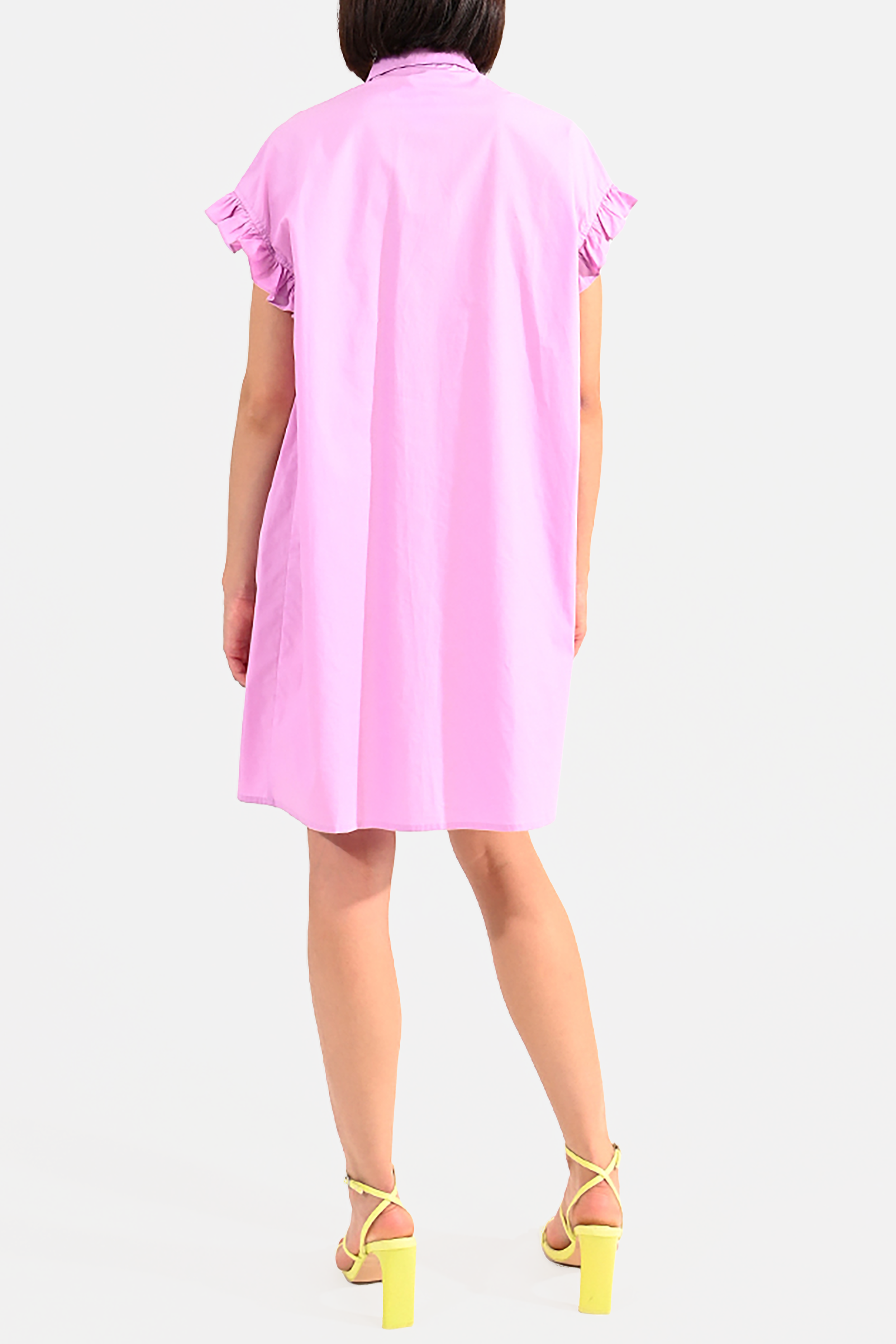 Minette Shirt Dress in Lilac
