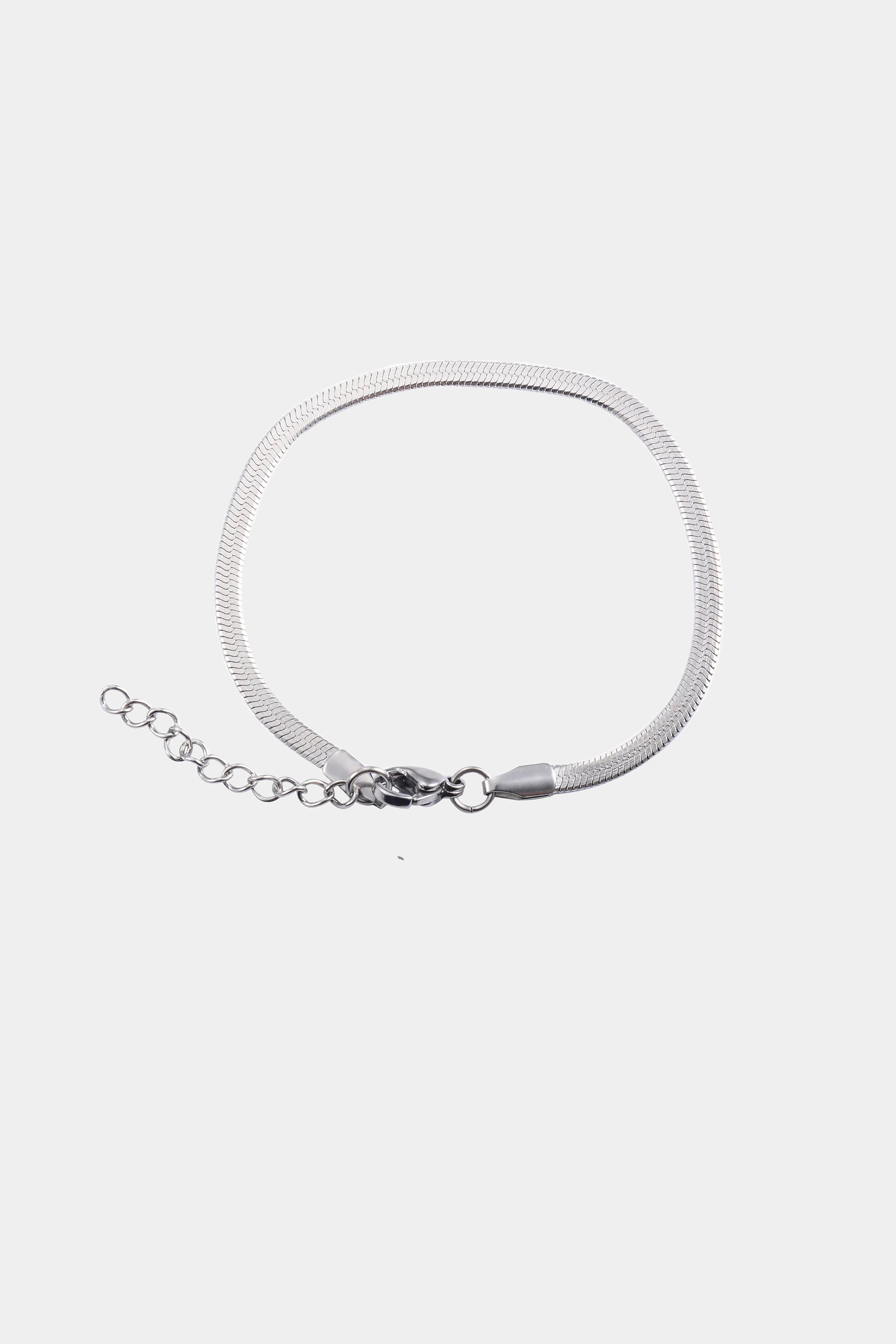 Delicate Snake Chain Bracelet in Silver