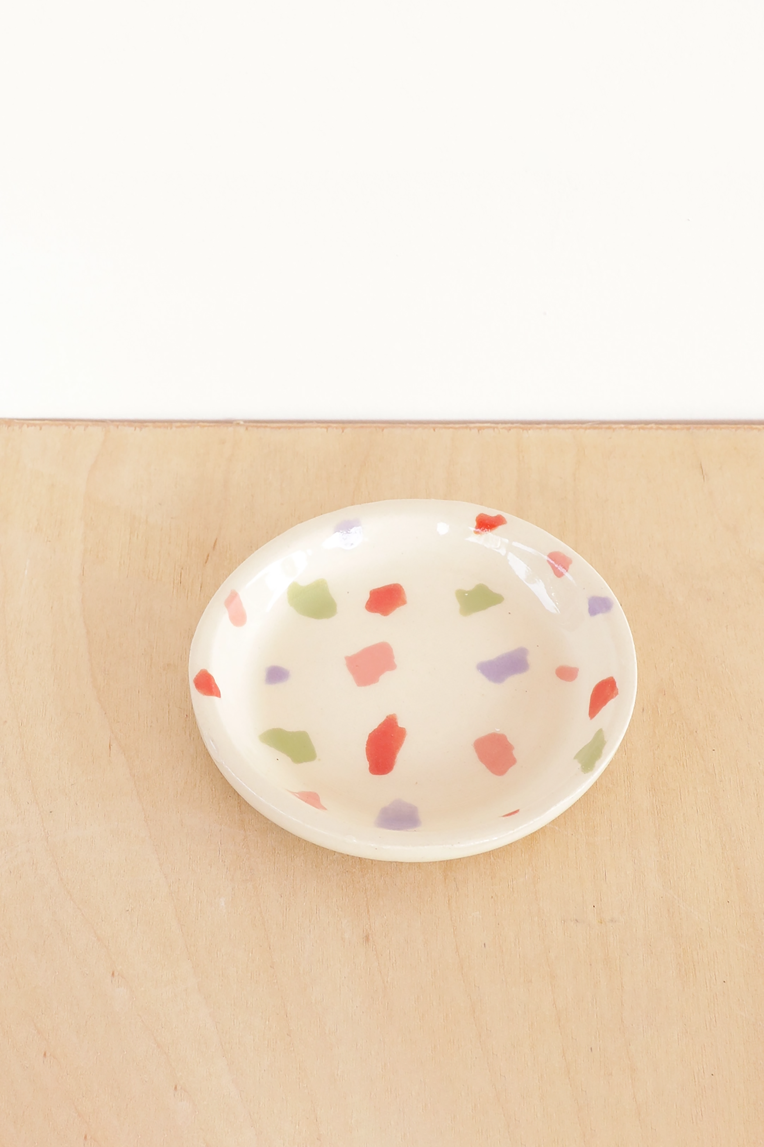 Ceramic Speckled Jewelry Dish