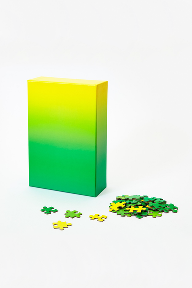 Gradient Puzzle in Green/Yellow - Philistine