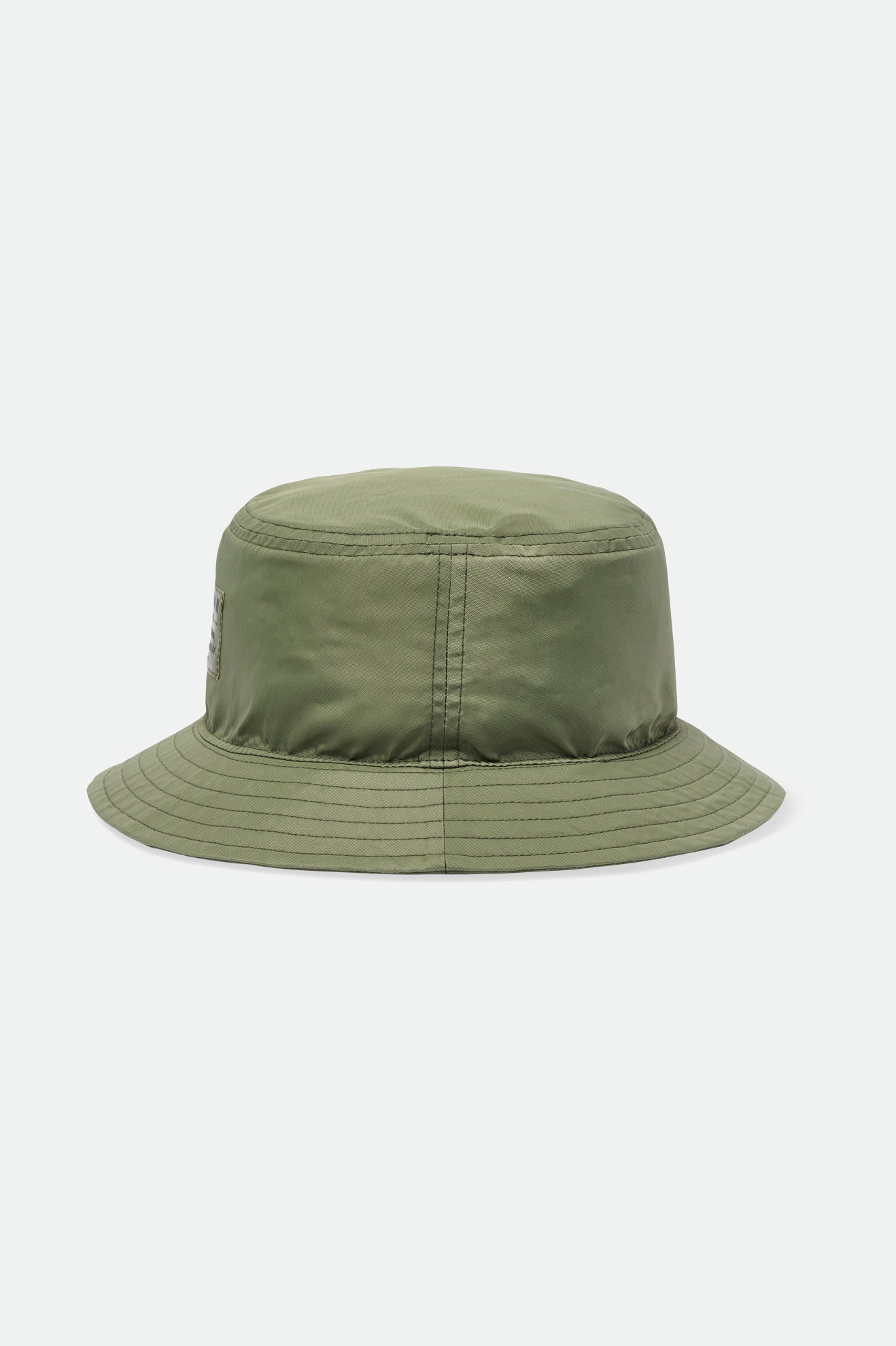 Brixton Vintage Nylon Packable Bucket Hat in Olive