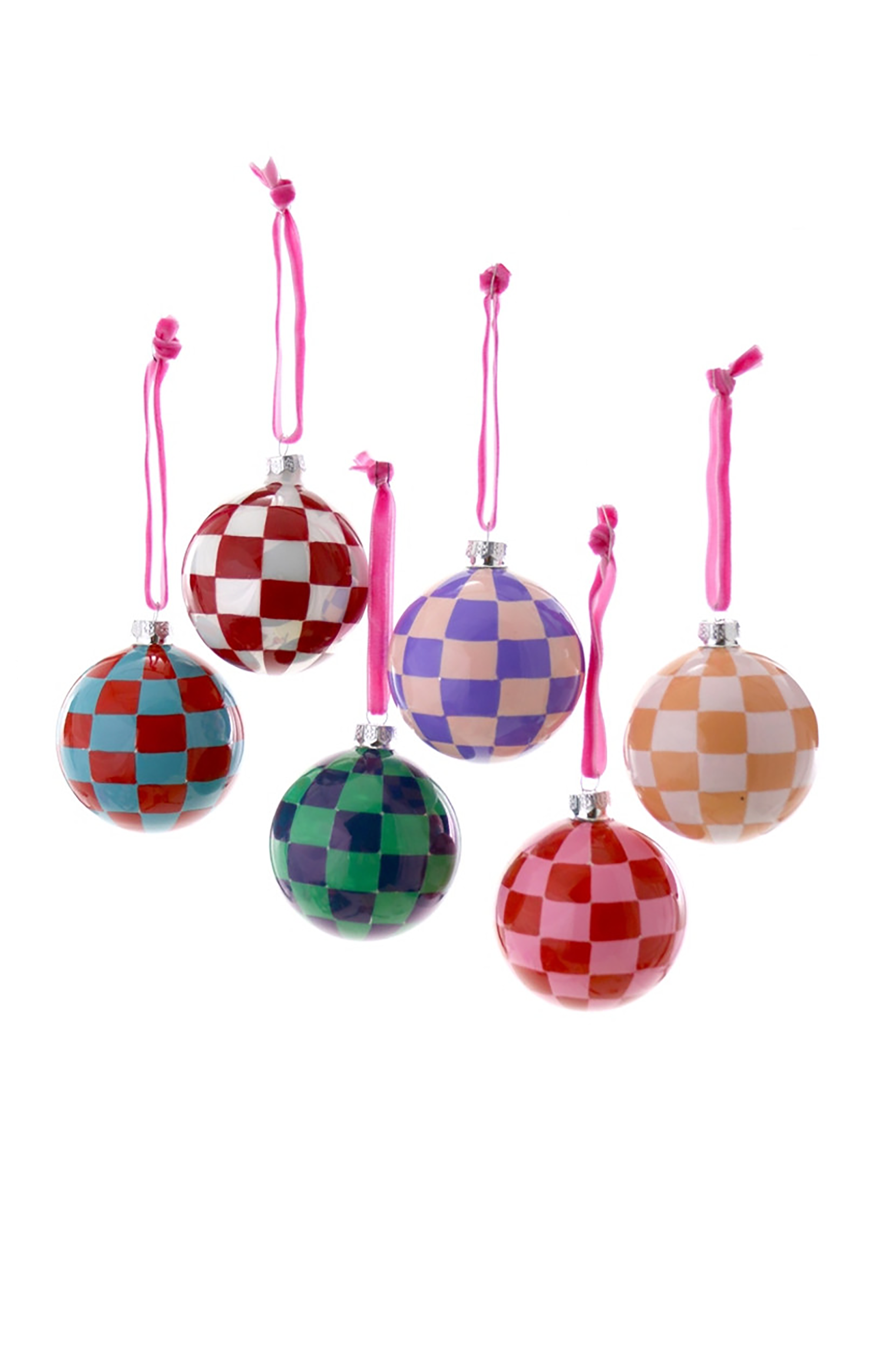 Checkered Bauble Ornament