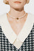 Daisy Clasp Pearl Choker Necklace