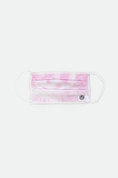 Easy Mondays Pleated Face Mask in Pink Tie Dye
