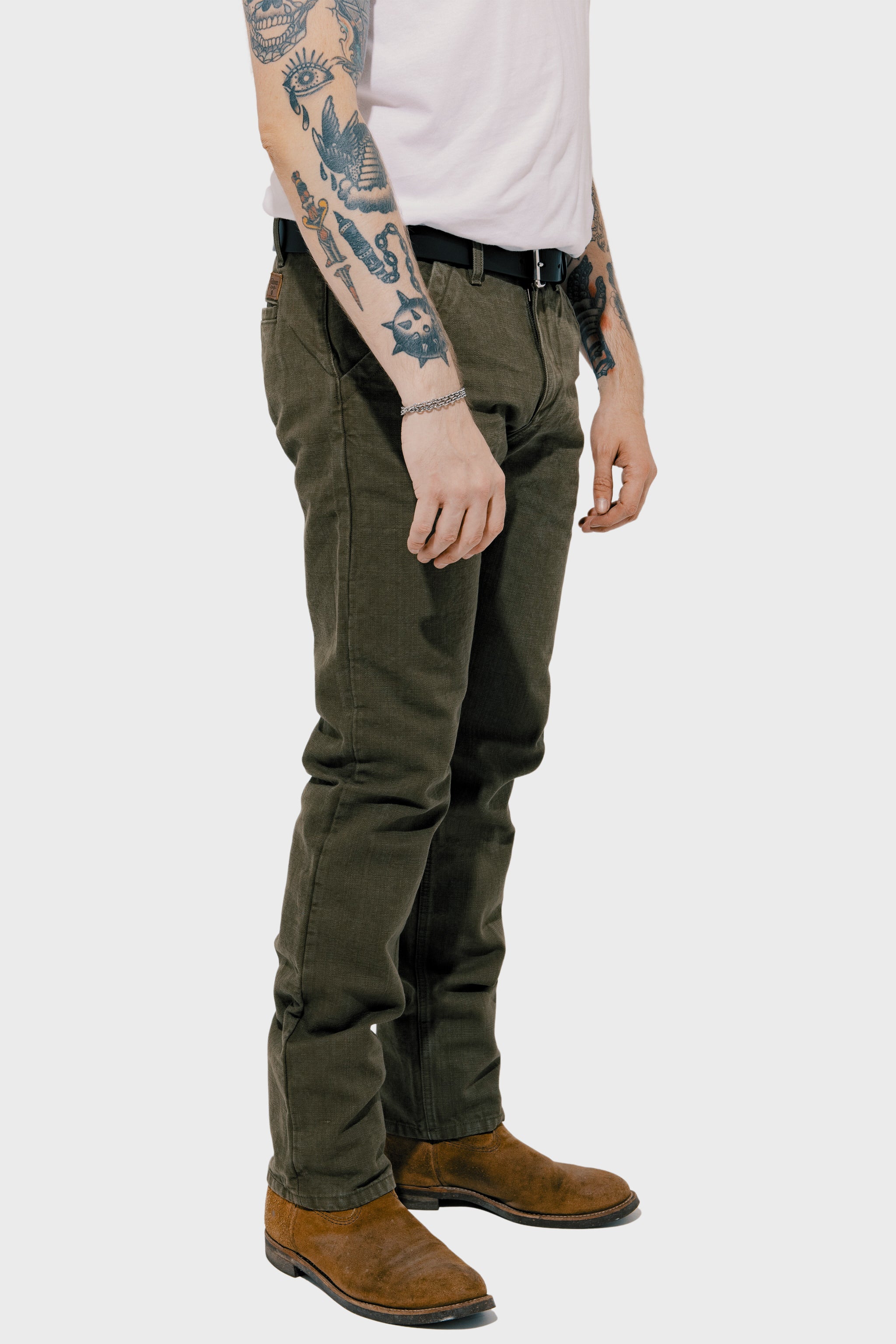 Men's Freenote Cloth Workers Chino in Army Green