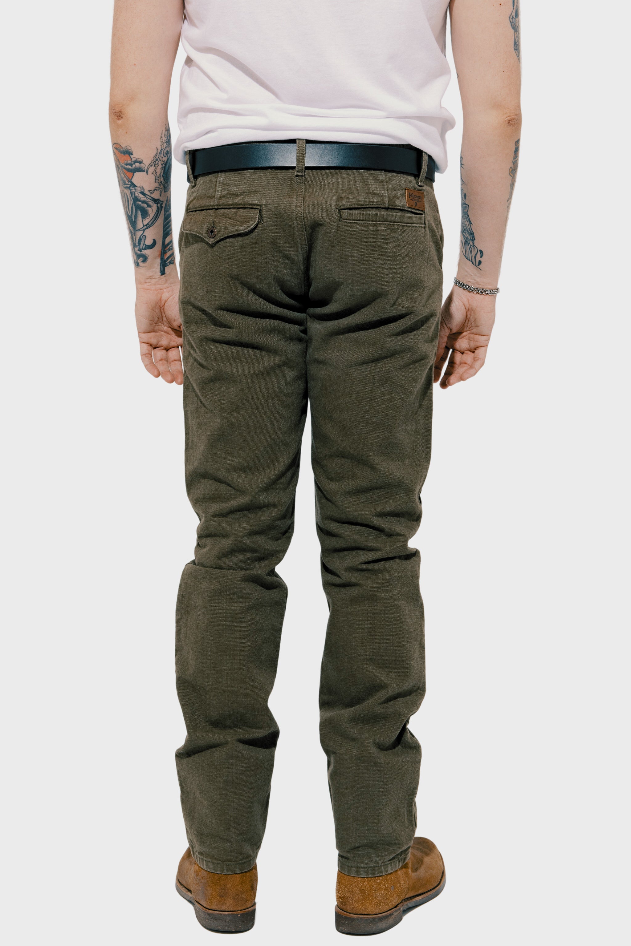 Men's Freenote Cloth Workers Chino in Army Green