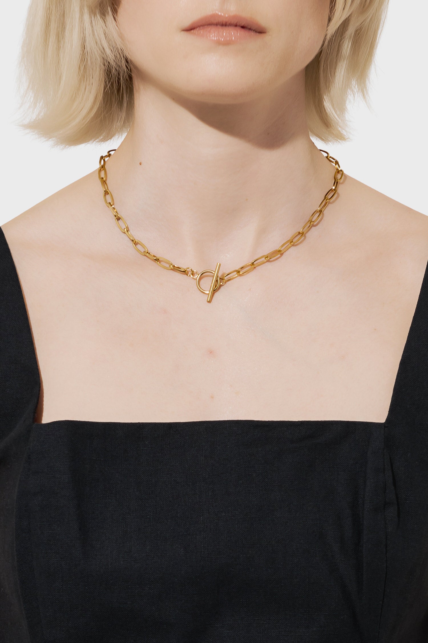 Philistine Tiffany Choker Necklace in Gold