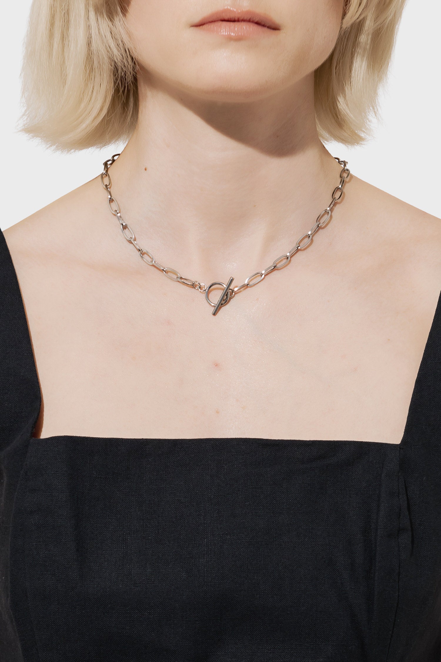 Philistine Tiffany Choker Necklace in Silver