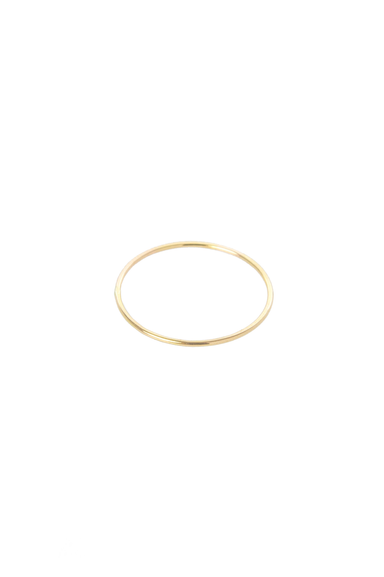 Smooth Thin Stacker in Gold - Philistine