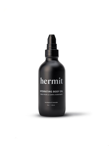 Hermit Hydrating Body Oil in Eucalyptus and Lavender