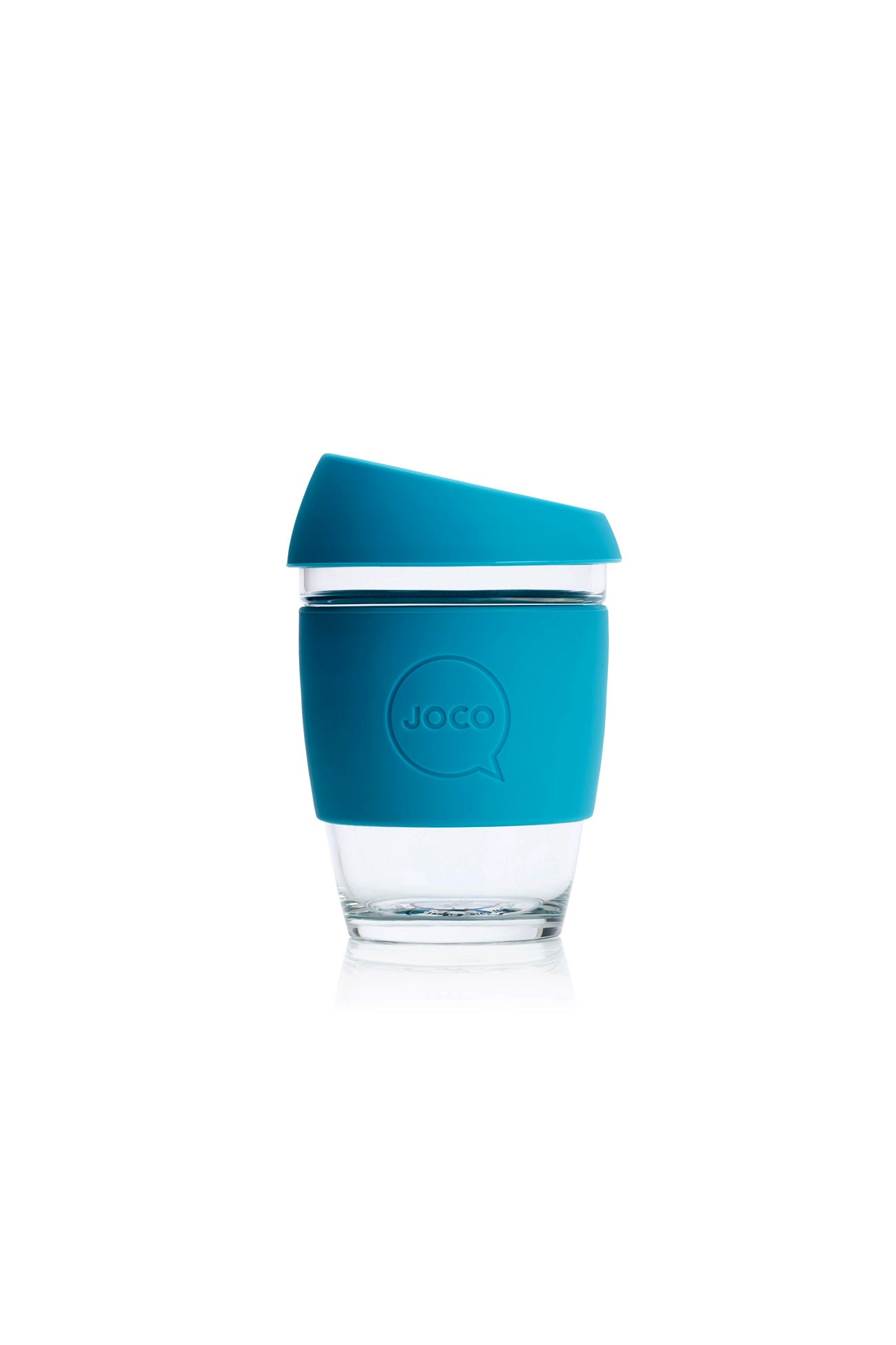 Reusable Glass Cup in Blue - Philistine