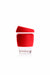 Reusable Glass Cup in Red - Philistine