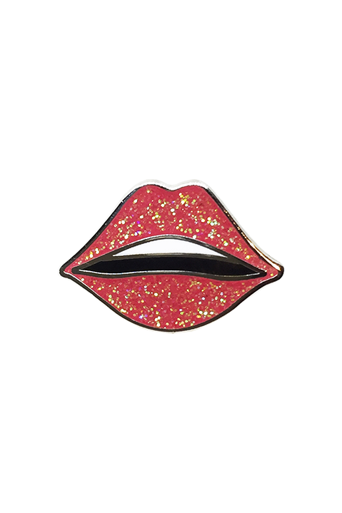 Lips Emoji Lapel Pin