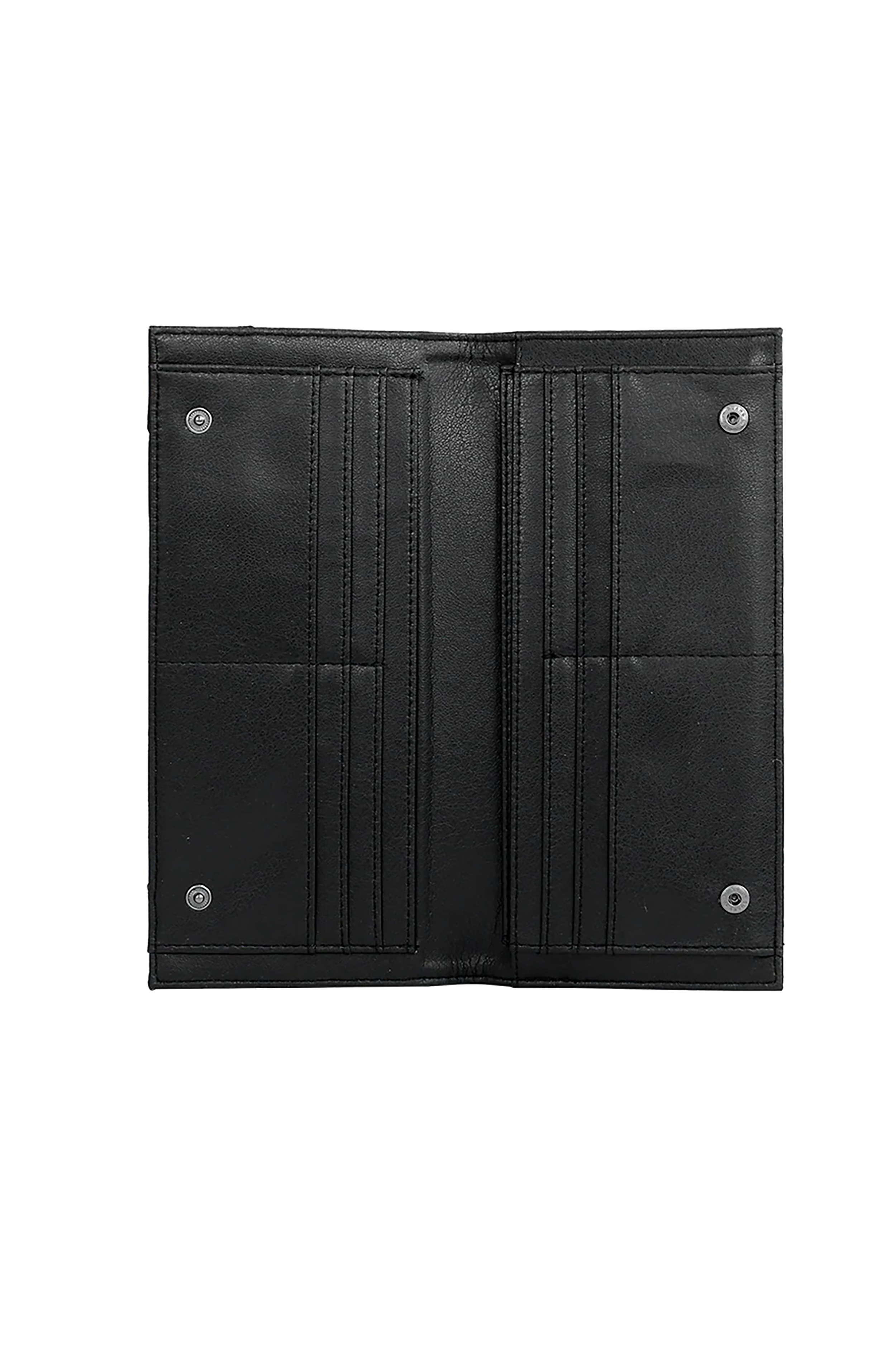 Logan Long Wallet in Black