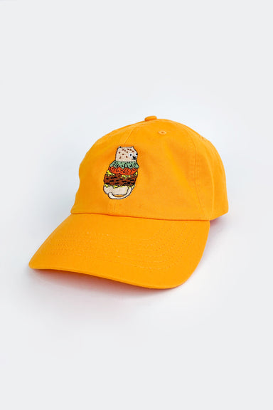 Stay Home Club Cat Burger Dad Hat