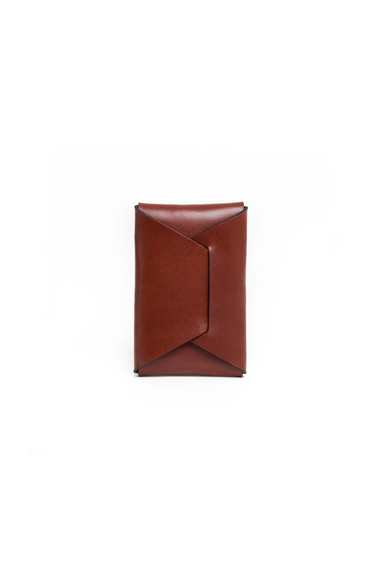 Stitchless Card Carry in Chestnut - Philistine