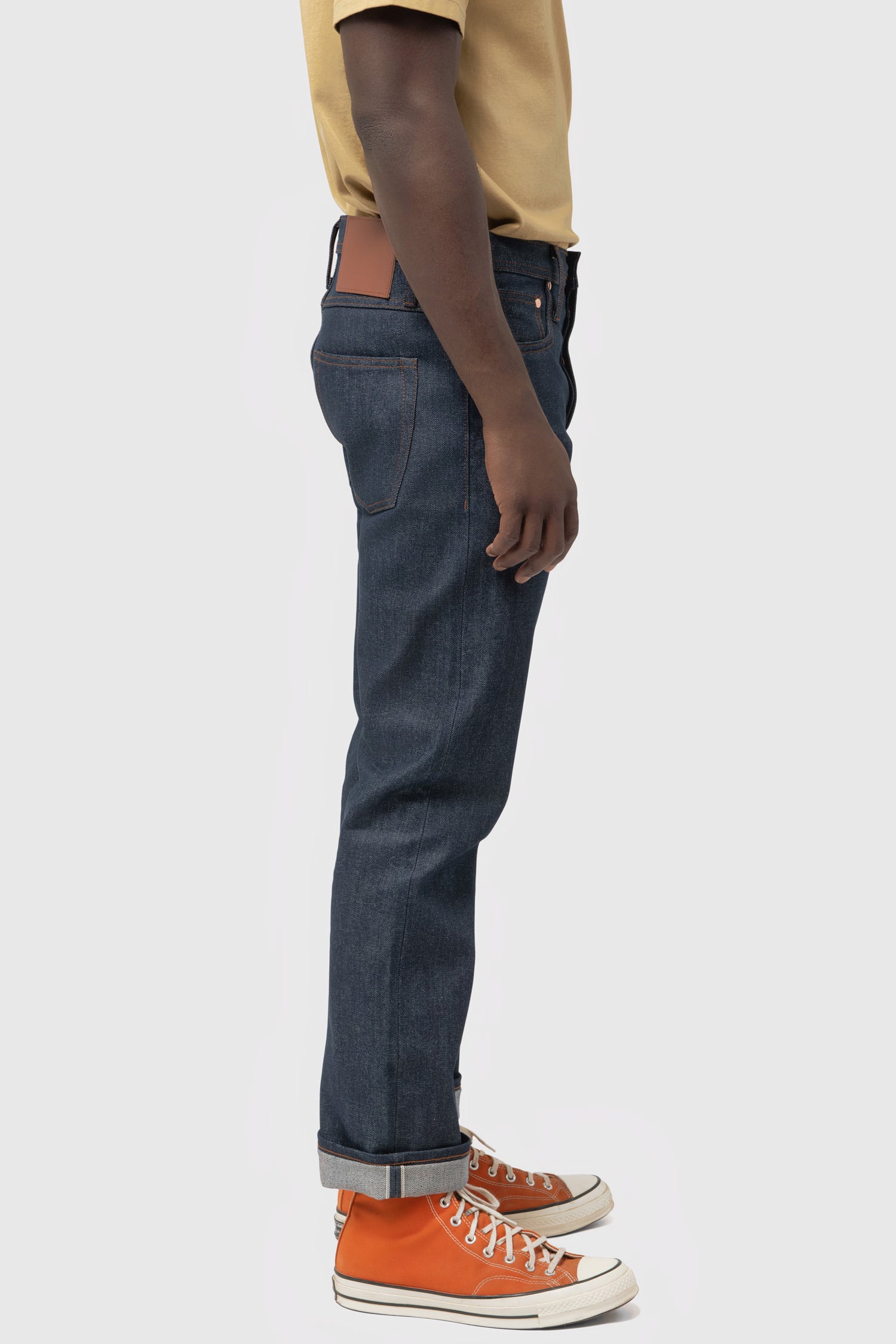 Men's Unbranded Straight Fit Selvedge Jean in Indigo