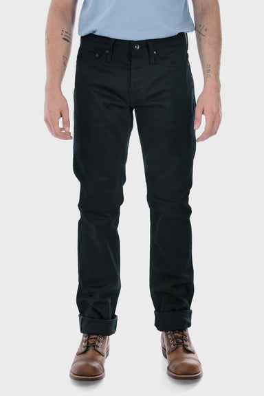 Unbranded Tapered Fit Chino in Black - Philistine