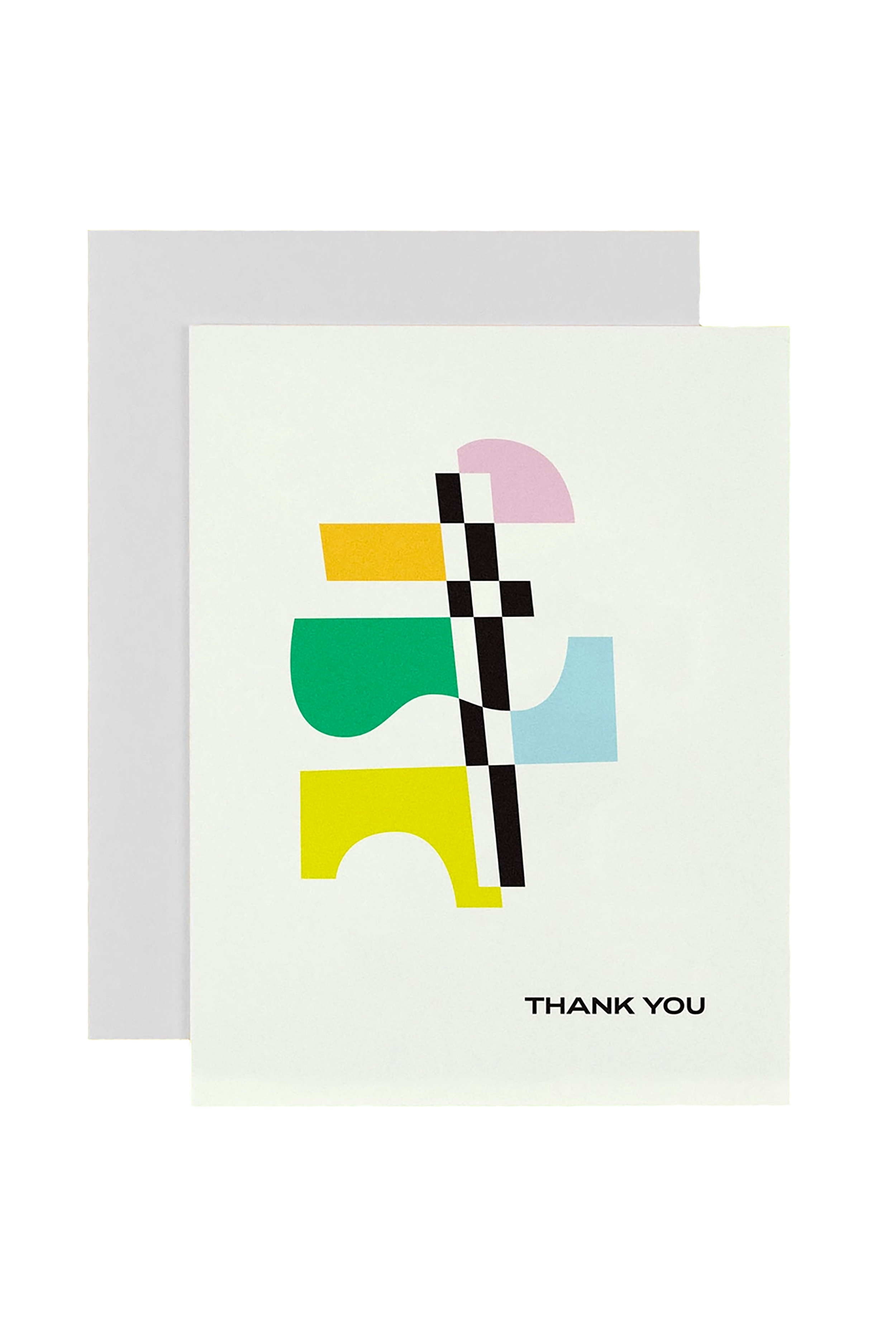 Abstract Thank You Card
