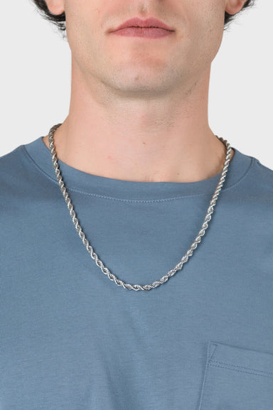 Bold Rope Chain in Silver