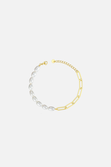 Pearl & Chain Bracelet - Philistine