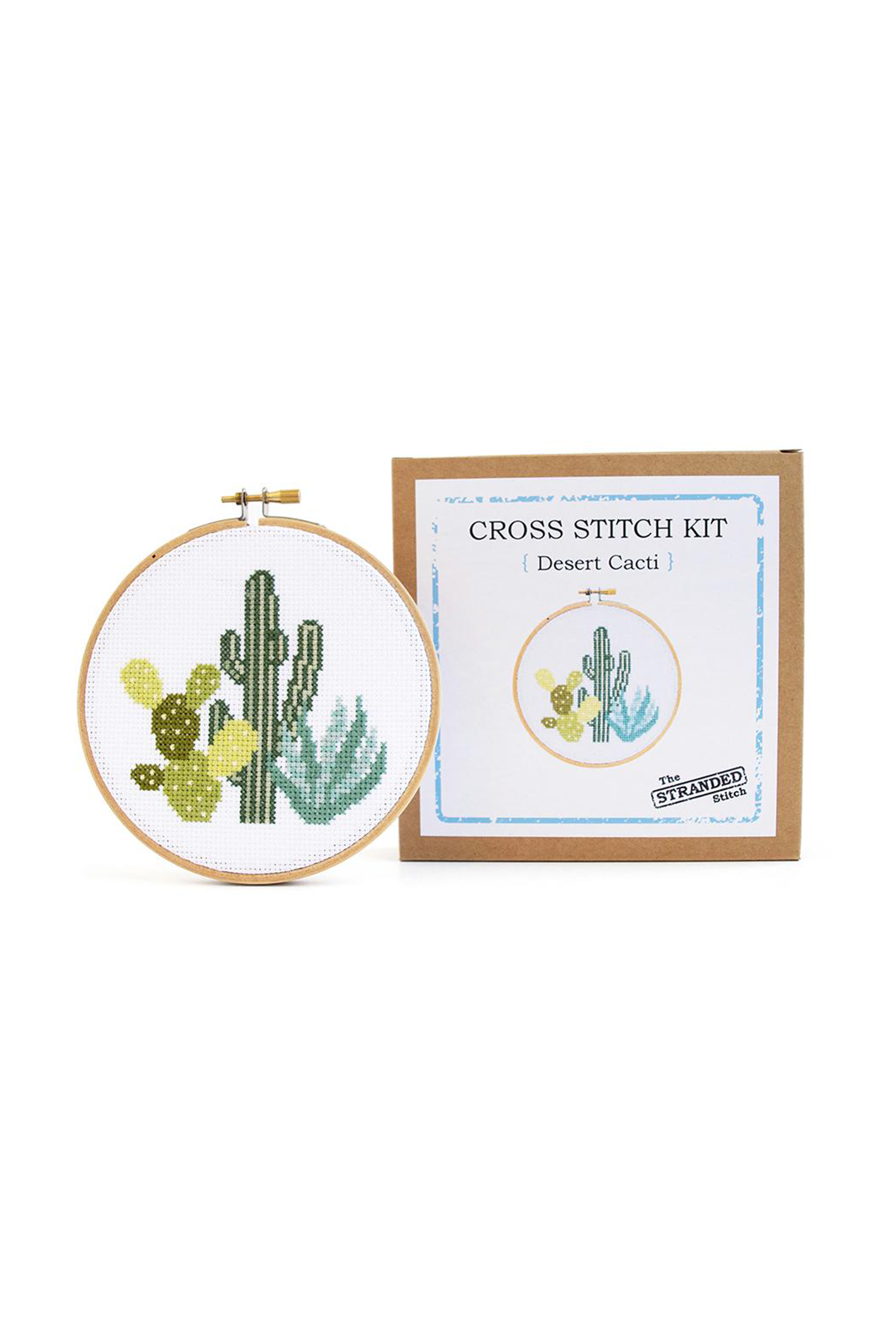 Desert Cacti DIY Cross Stitch