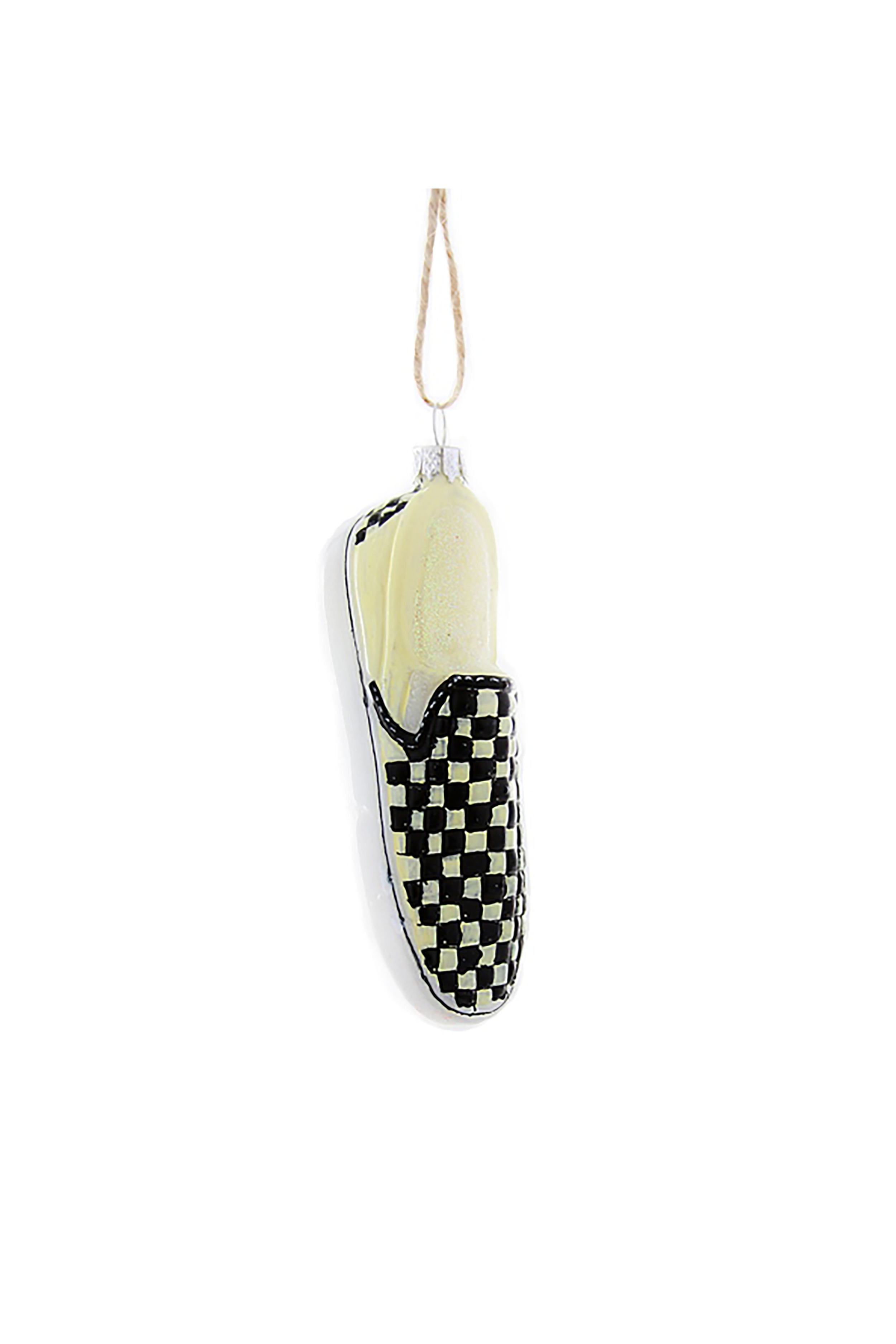 Checkered Shoe Ornament