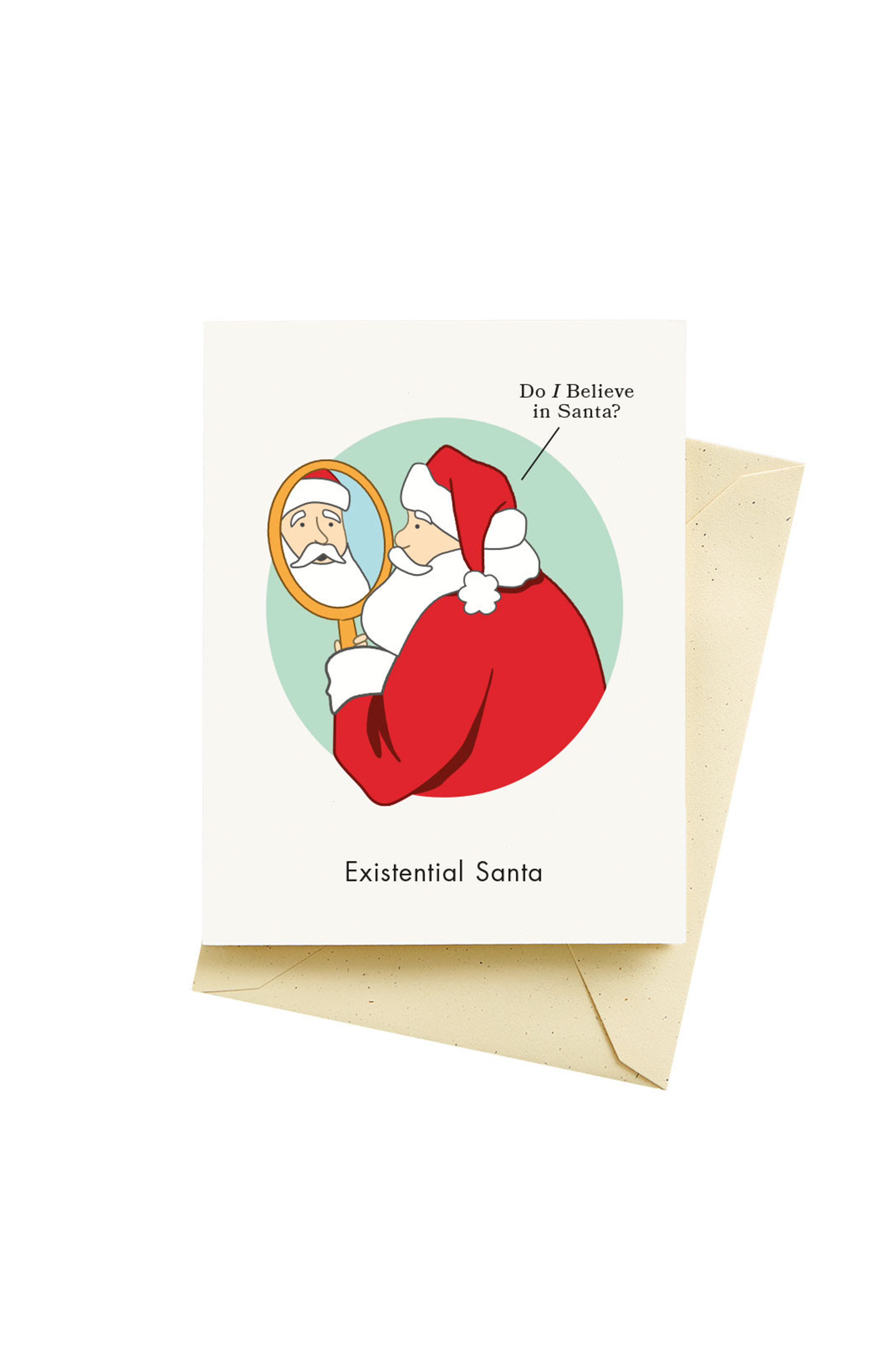 Existential Santa Card