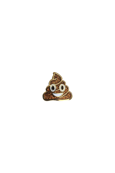 Happy Poop Emoji Lapel Pin - Philistine