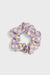 Happy Checker Scrunchie in Yellow/Purple