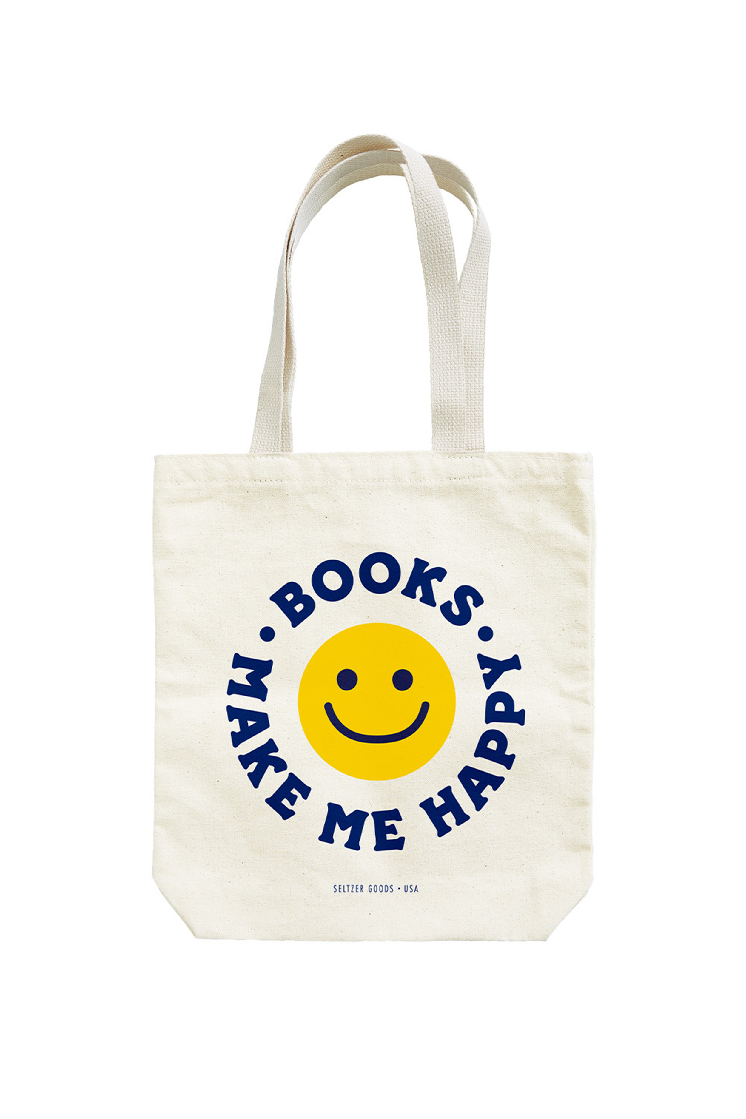 Happy Books Smiley Tote