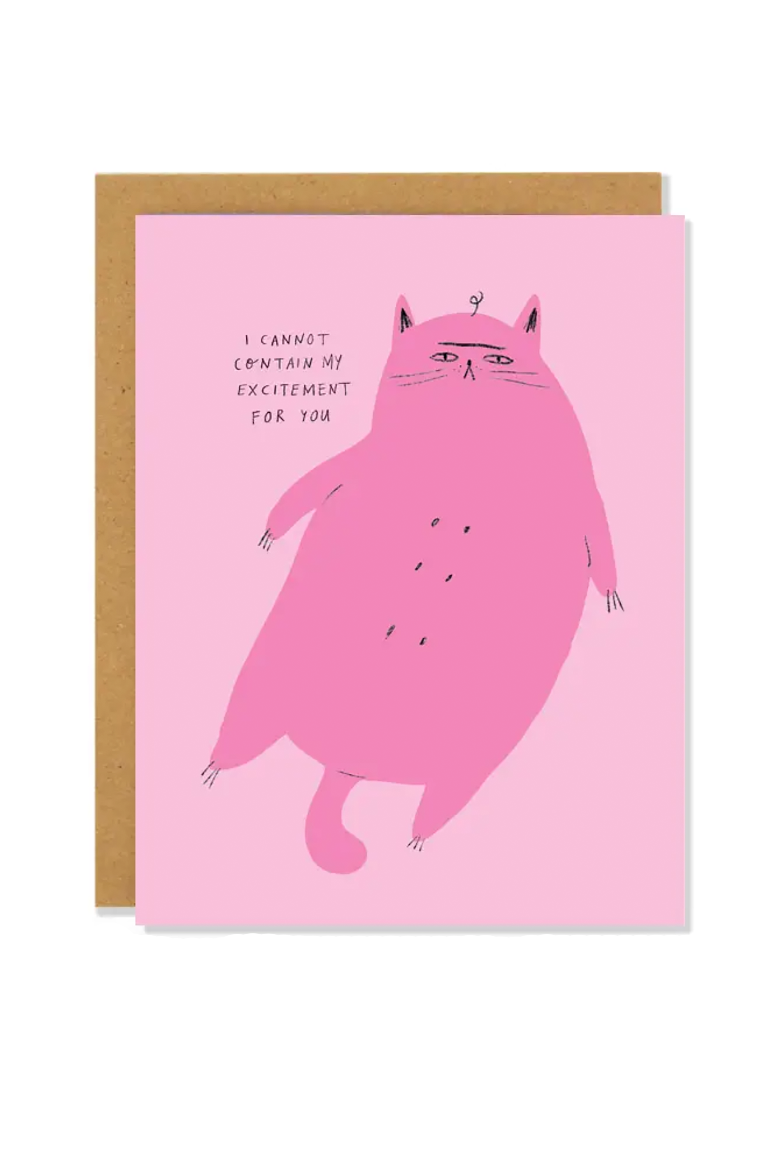 Indifferent Kitty Card