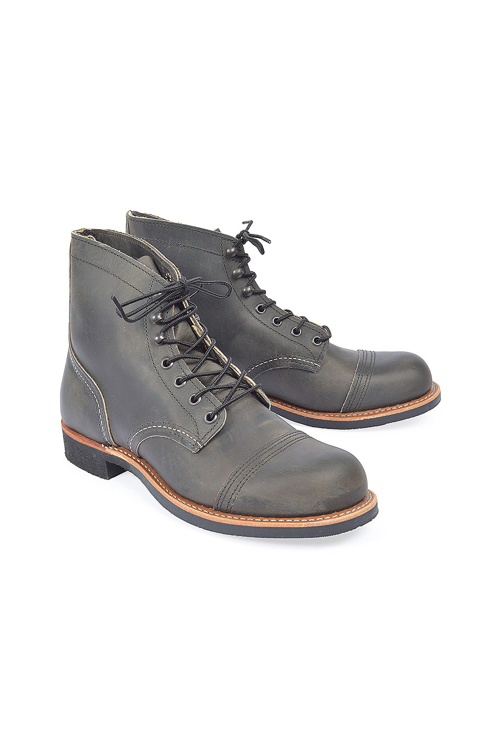 Men's Iron Ranger in Charcoal Rough & Tough from Red Wing Shoes ...