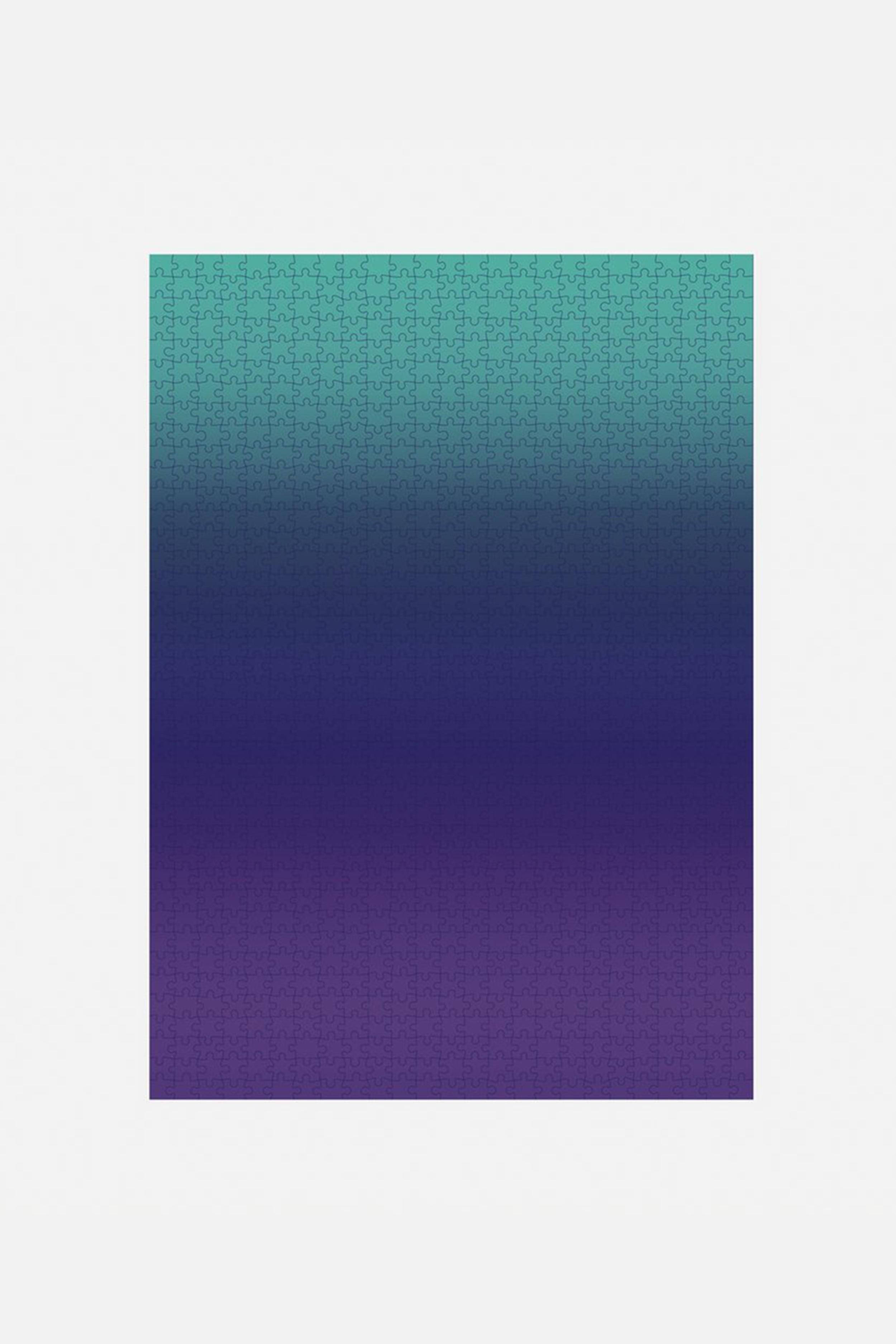 Large Gradient Puzzle in Purple/Teal
