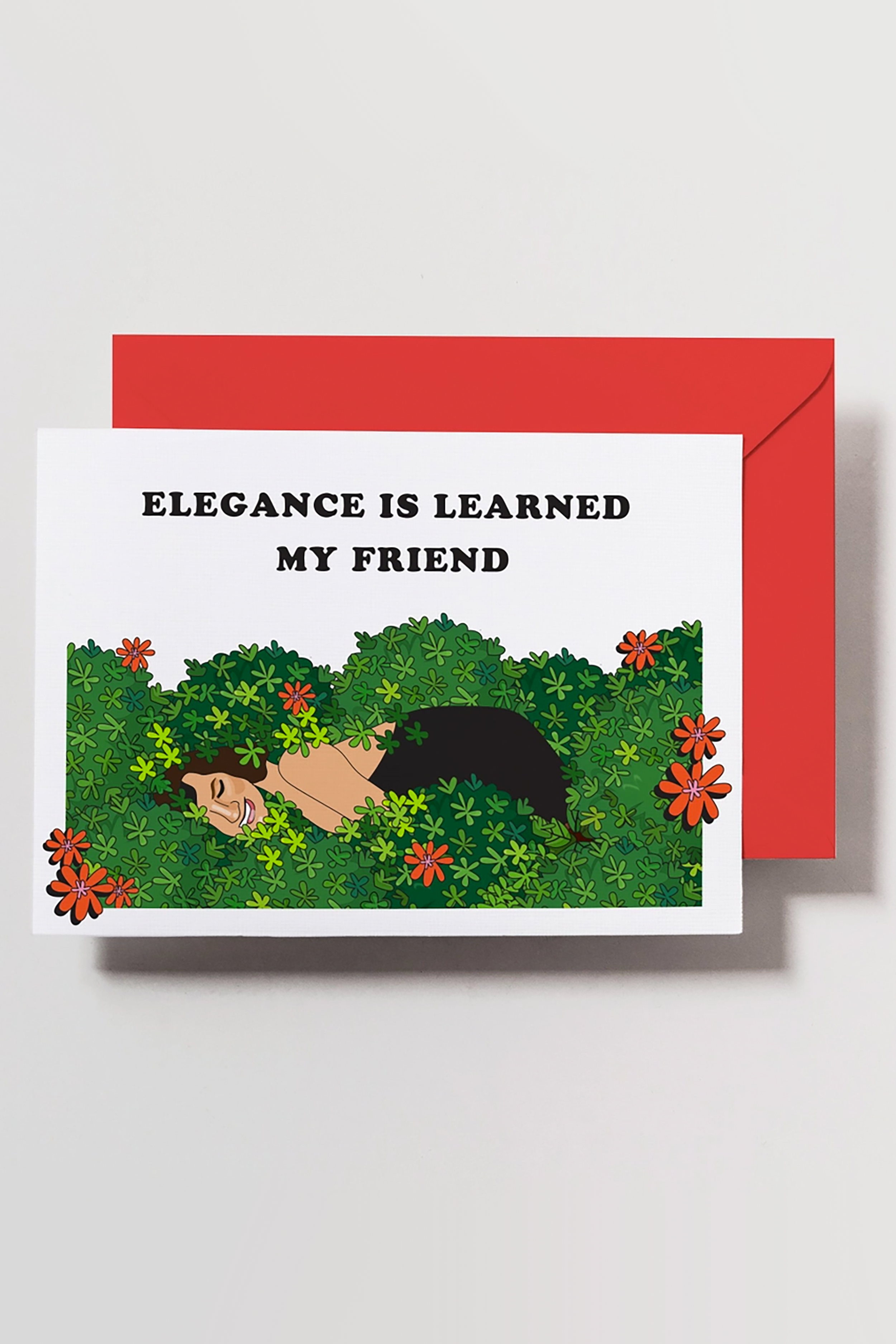 Luann Elegance is Learned Card