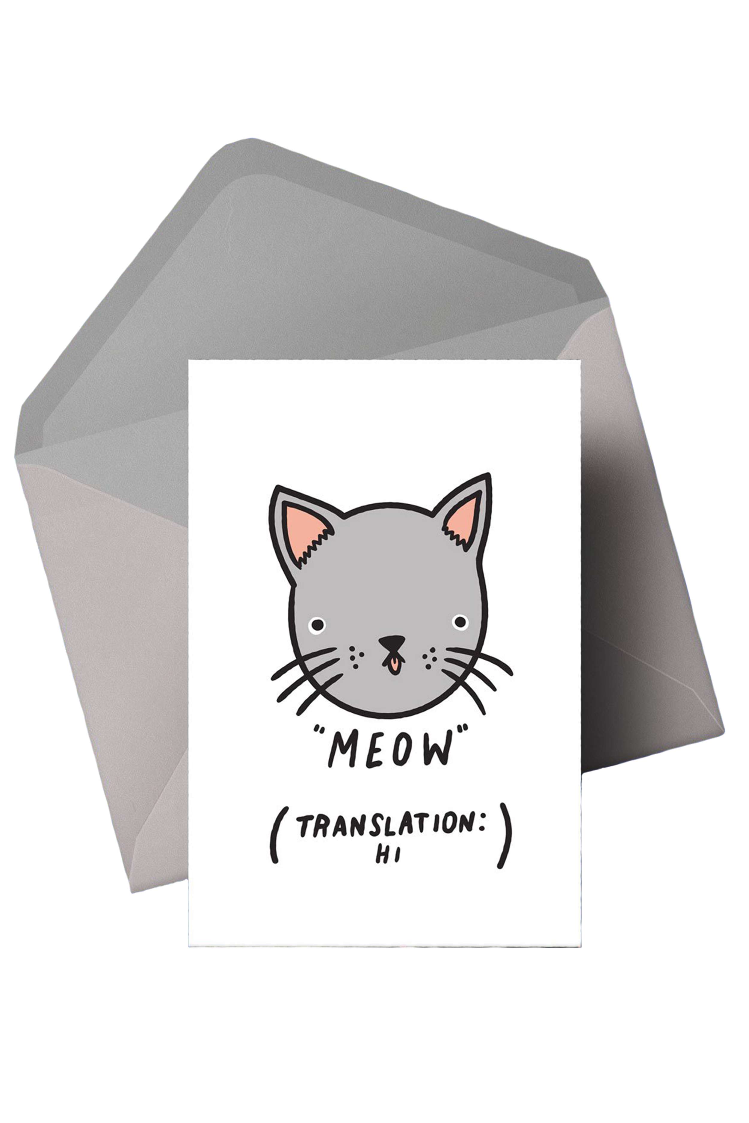 Meow (Hi) Card