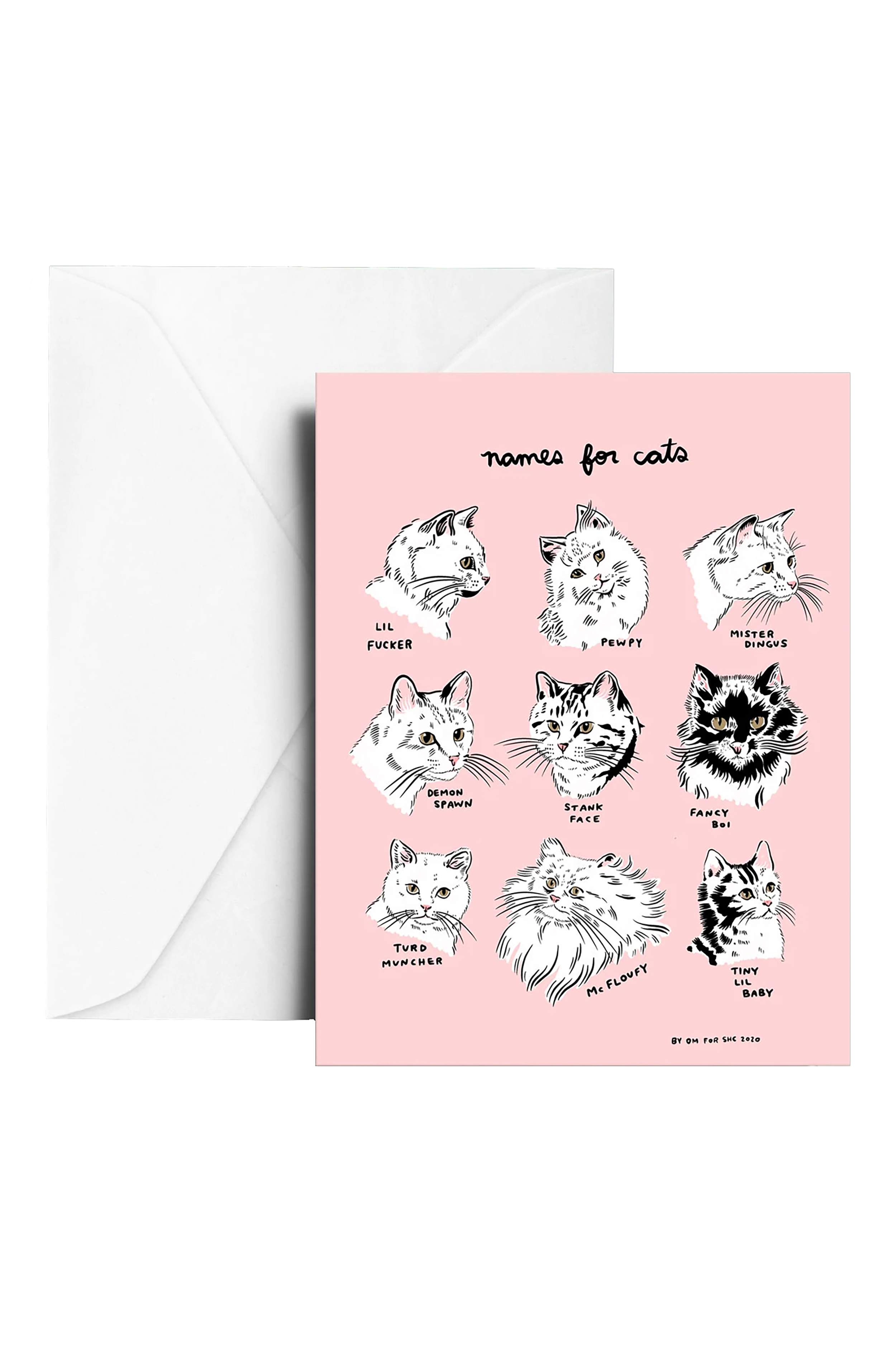 Names for Cats Card