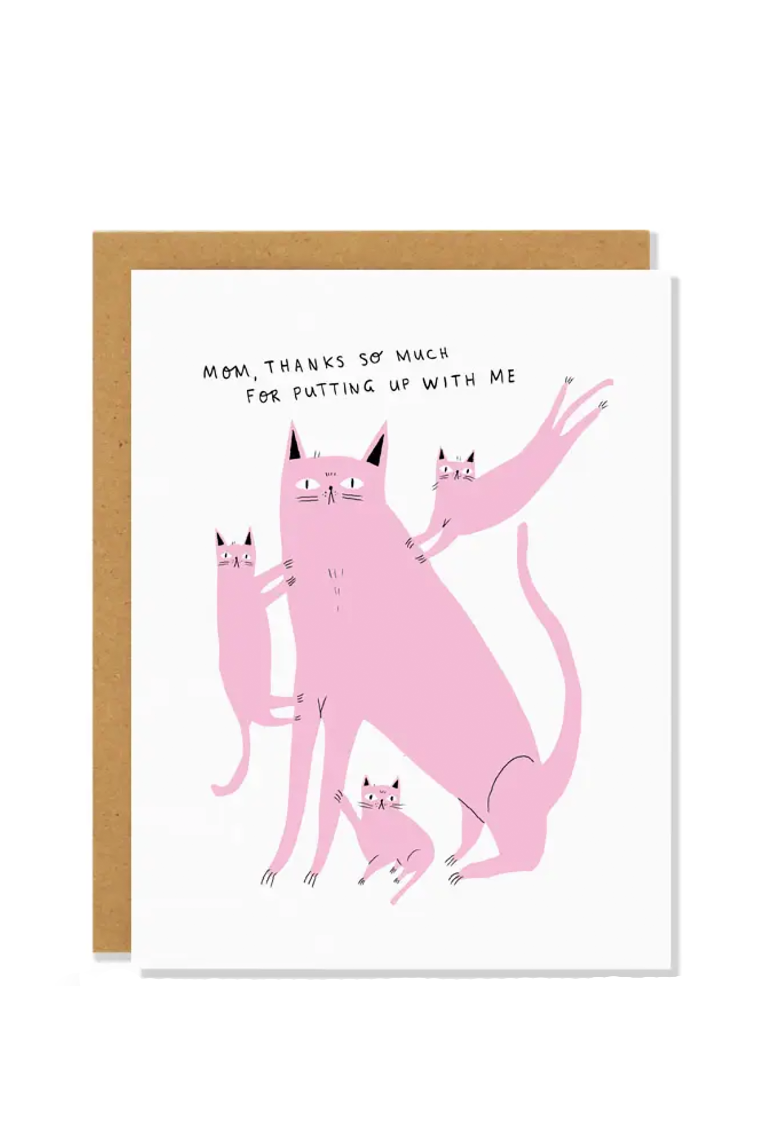 Patient Cat Mother's Day Card