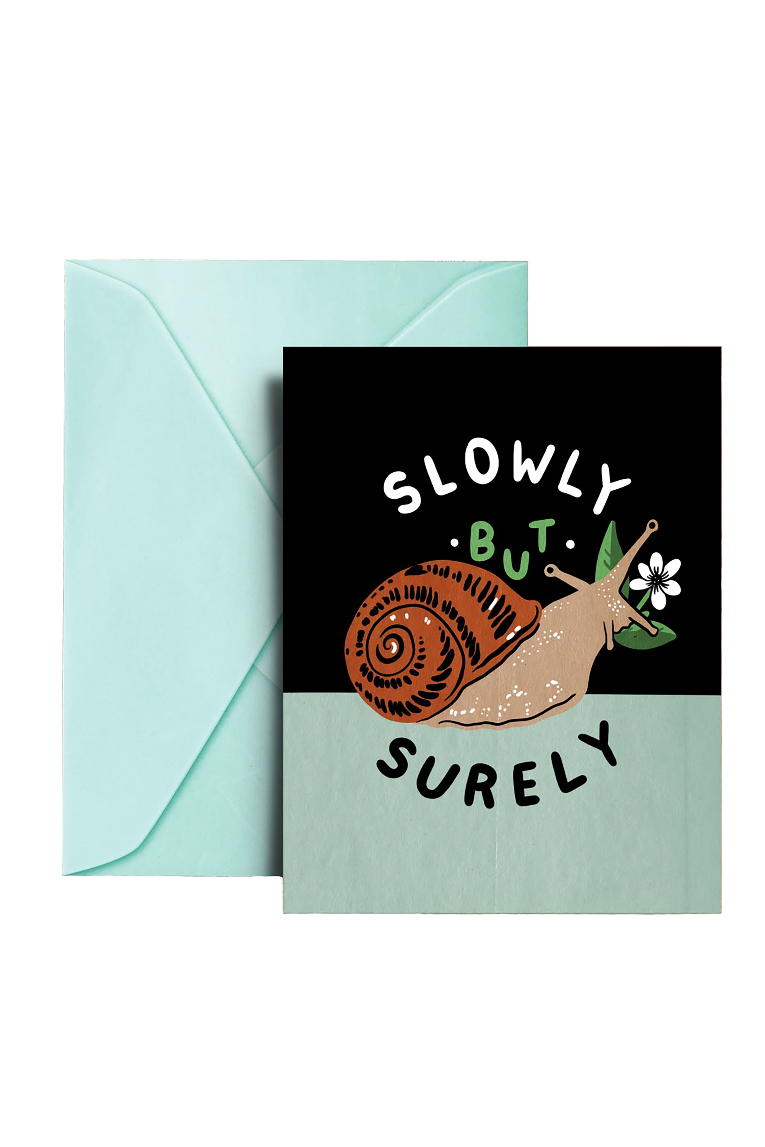 Slowly But Surely (Snail) Card